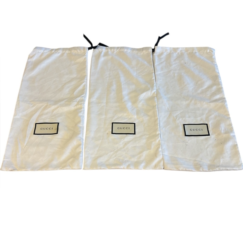 3 GUCCI DUST BAGS